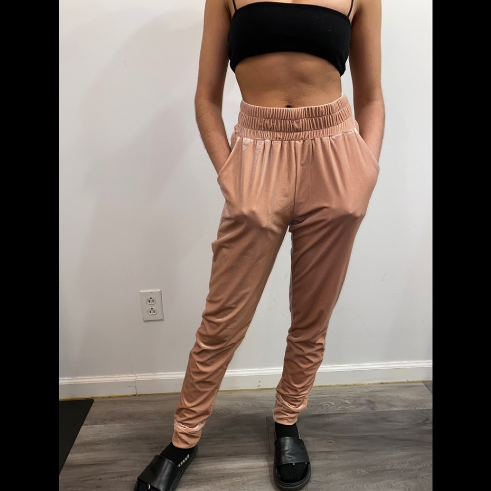 Meshki Velour Jogger Sweatpants